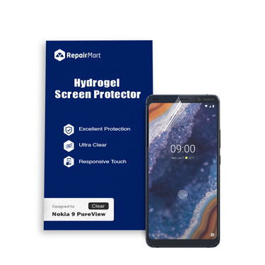 Nokia 9 PureView Compatible Premium Hydrogel Screen Protector With Full Coverage Ultra HD